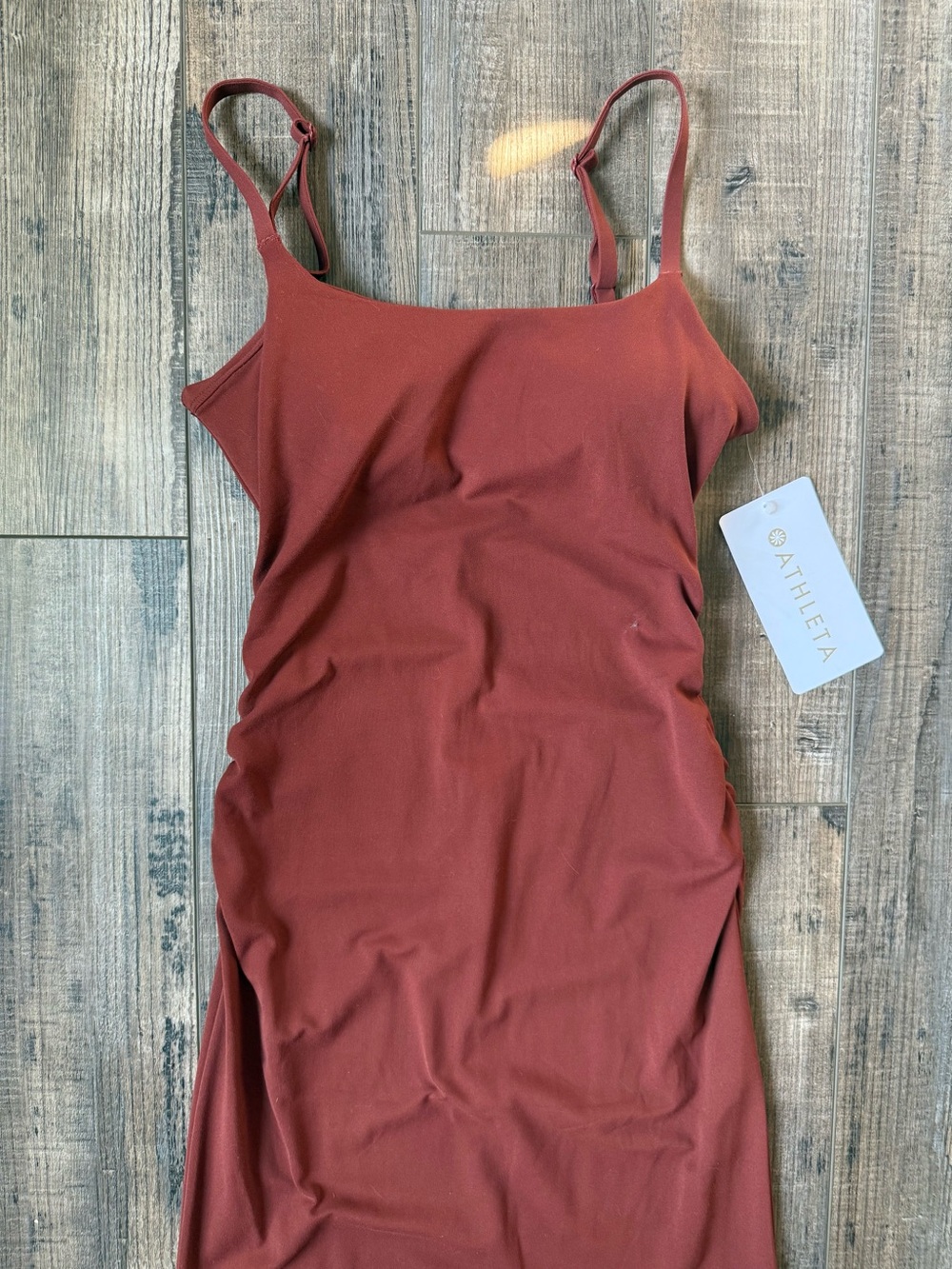Athleta Transcend Maxi Dress Rust XXS - Picture 3 of 12